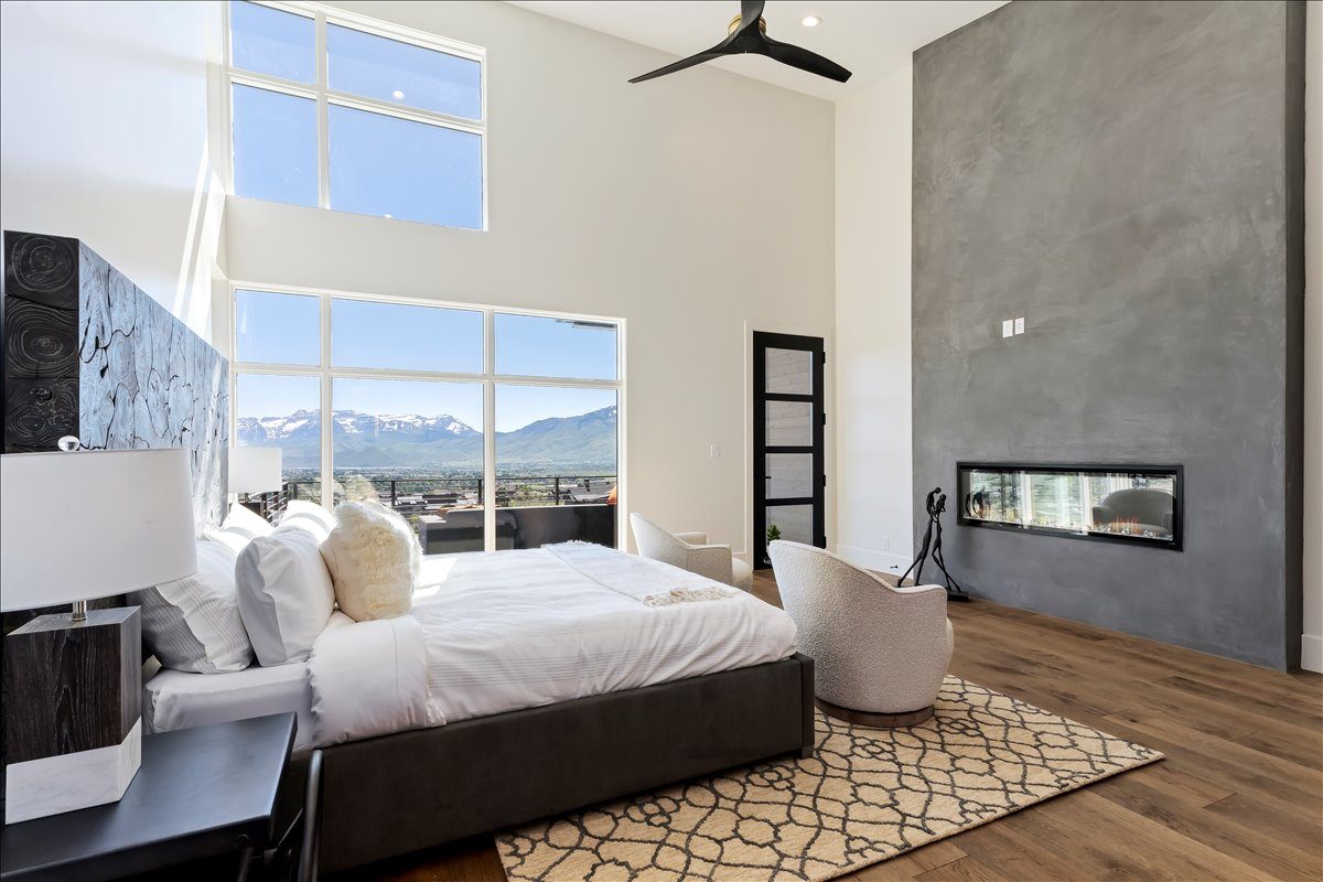 Primary bedroom fireplace